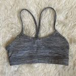Lululemon Flow Y Bra Yellow Gingham 4 Gray Photo 8