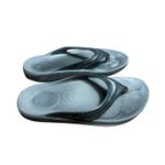 Oofos OOlala Luxe Flip Flop Thong‎ Recovery Sandal Women's Size 8 Black #S54 Photo 1