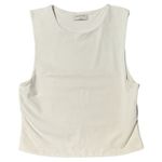 Babaton  White Cropped Boxy Tank Capsule Comfort Dainty Feminine Chic Career L Photo 1