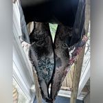 Vintage 80s/90s Vest with Cats and one cat has an eyepatch! Size Medium Facet Green Photo 11