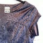 Columbia Shirt Womens Small Titanium Quick Dry Athletic Active Wear Floral Gray Photo 1