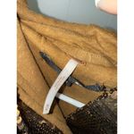 Free People  Bronze Sequin Hoodie Jacket Medium Bronze Photo 9