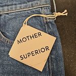 đź’•MOTHER SUPERIORđź’• The Tomcat Ankle Jeans ~ Cannonball Button Fly 30 NWT Blue Photo 14