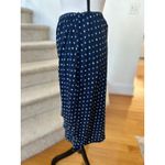 Vintage Y2K Navy Blue Tone on Tone Polka Dot Slip Skirt Size 6 Photo 2