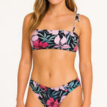 Jordan Emme  Floral Bikini Set‎ Padded Top Swimsuit Beach Vacation S Photo 0