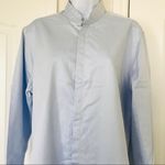 The Kooples  fitted women’s blue button down shirts size L‎ minimalist capsule Photo 10