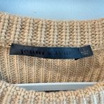 Jenni Kayne  100% Cashmere Fisherman Sweater in Camel Large Photo 1