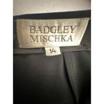 Badgley Mischka Satin Wide Leg Pants Black Wide Leg Elegant Women's 14 Formal Photo 6