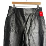 Spanx Black Faux Leather Jogger Pants Plus Size 1X Photo 6
