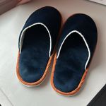 Hand Crafted Cozy Blue and Orange Slippers Size undefined Photo 2