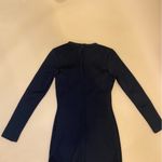The Vanity Room  Black Long Sleeve Ponte Slit Bodycon Dress Size XS Photo 6