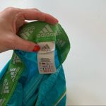 Adidas Women’s  Blue and Green Shorts Small Photo 3