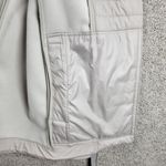 Lululemon Womens Great Life Jacket S Silver Fleece Quilt Lined Biker High Collar Photo 7