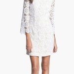 Tahari NWT Ivory White Floral Lace 3/4 Sleeve Dress SZ 6 Bridal Shower Night Out Photo 0