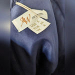 David's Bridal AW Grace Bridesmaid Prom Formal Special Occasion Wedding Guest Dress, 6, Navy Photo 6