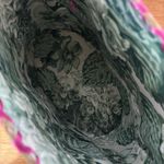 Handmade Vintage Multicolor  Lined Straw Bag W/ Beaded Flip Flops Photo 4