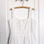 Gap x Doen • White Eyelet Midi Dress tiered ruffle smocked peasant cottagecore Photo 5
