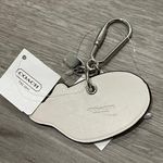 Coach Fox Leather Keychain Photo 1