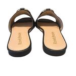 RUSSELL‎ & BROMLEY women’s trickle black flat ring trim slide leather 40/9.5 Photo 4