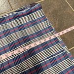 Pringle Long Sleeve Collared Midi Dress Button Up Shirtdress Plaid US 8 Blue Photo 11