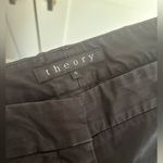 Theory  black dress pants size 4 flare boot cut workwear cotton blend Photo 3