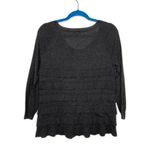 J.Crew Pima Cotton Wool Tiered Ruffle Sweater Photo 3