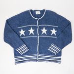 Christopher & Banks Vintage Y2K hristopher & Banks Blue Star Cardigan Sweater Photo 2
