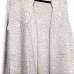 Gap  Lapel Heavyweight Open Long Length Cardigan Oatmeal Heather Size Small Photo 3