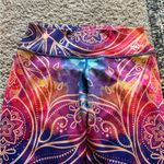 OWfit Multicolored Design 3/4 Length Leggings Blue Photo 4