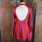 Free People NWT Romantic Combo Red and Purple Dress Size XS Photo 6