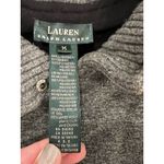 Lauren Ralph Lauren Women Vest Size Medium Patch Gray Grey Zip Front Collar Photo 9