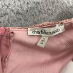 Charlotte Russe  Halter Neck Dress Women M Pink Lace Midi NEW Photo 5