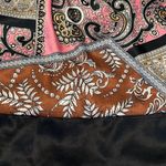 Gorgeous XXZ szM empire waist w/tie satiny paisley print dress hidden zipper EUC Brown Size M Photo 8