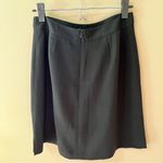 Banana Republic Vintage Black Mini Skirt Womens 2 Y2K 2002 Preppy Dark Academia Photo 1
