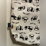 A Very Rare HTF Ueno Zoo Canvas Panda Print Lightweight Exclusive Tote Bag Japan Black Photo 1