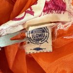 Vtg 60s Mod Go Go Shift Dress Orange Psychedelic Side Slit Gale Mitchell READ SZ Size XS Photo 8