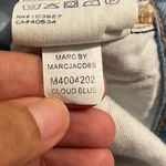Marc Jacobs Women’s Marc by Distressed Icon Denim Skirt Cloud Blue Size 30 Photo 7
