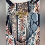 Lavish  L Halter Tribal Print Scarf Style Tank Top - Multicolor Photo 4