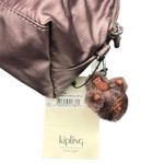Kipling Zadok Cosmetic Bag Zadok purple Metallic Monkey Keychain Pouch Photo 2