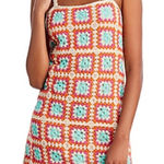 Willow and Wind Crochet Sundress Cotton‎ Blend Women’s S White Blue Pink Photo 0