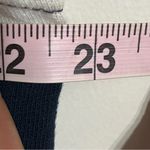 Adrienne Vittadini Women’s  Oversized Yellow Blue & White Hoodie Size Medium Photo 7