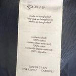 We Wore What  Terry Cropped Half Zip in Dress Blue Photo 6