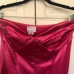 ASOS  Design Pink Satin Strapless Bow Mini Dress Size US 8 Photo 4