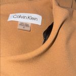 Calvin Klein NWT  Scuba Crepe Short Sleeve Pleated Side Dress IN LUG Photo 4