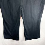 Zana Di Plus Size 30 Jeans Black Wide Leg Flare High Rise Short Inseam Denim 406 Photo 2