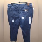 Lee NWT    High Rise Skinny Sexy CUrves PANTS SZ-26WP Photo 5
