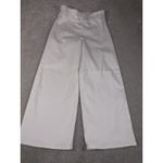 frame denim Frame Jetset Wide Leg Crop Jeans Womens Size 2 White Palazzo Stretch Denim Photo 1