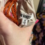 BB Dakota Cream and Orange Midi Dress with Floral Pattern Photo 4