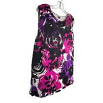 Madison Woman Silk Blend Floral Sweater Tank Pink Size 2X Photo 3