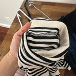 Veronica Beard  Cedar Navy Ivory Striped Puff Sleeve Pima Cotton Turtleneck XS Photo 6